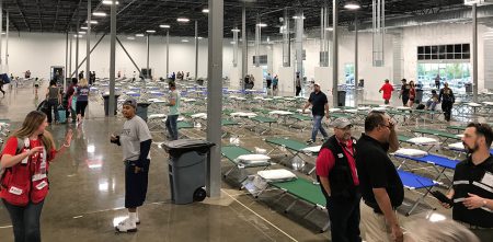 CommUnityCare, Dell Medical School, Central Health Setting Up Medical Clinic Inside Austin Mega Shelter