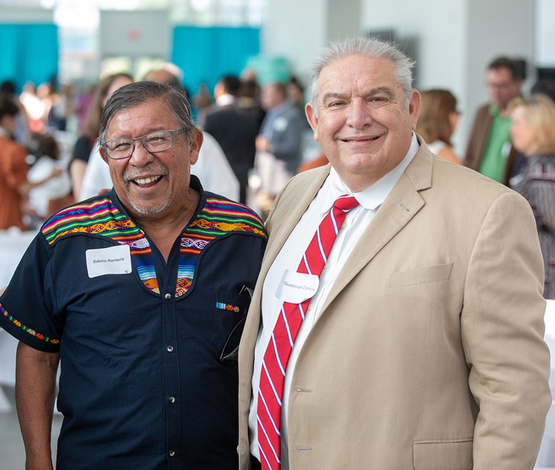 Dr. Zamora on the right