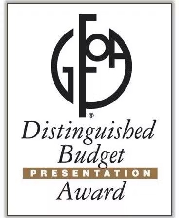 GFOA Distinguished Budge Presentation Award