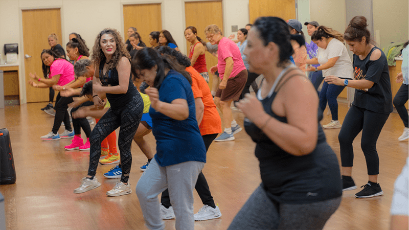 Zumba class