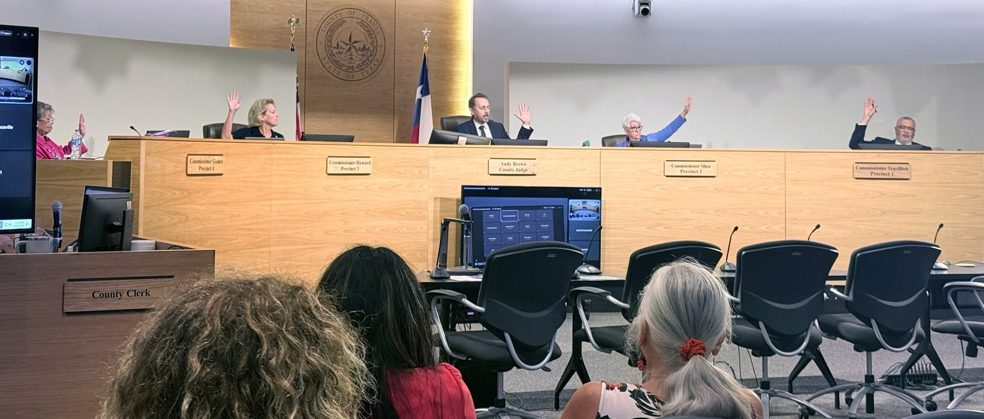 Travis County Commissioners Court voting