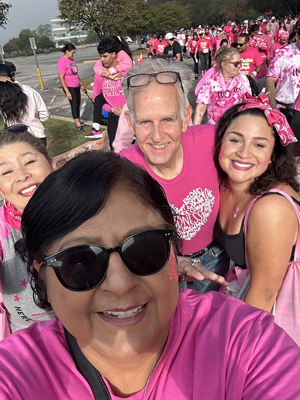 Central Health employees at More than Pink walk