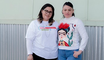 Vanessa Gamez and Estenia