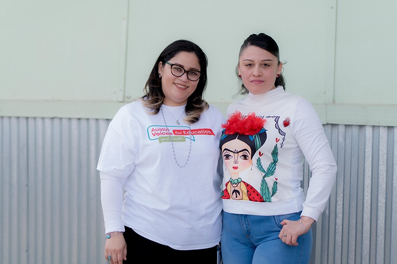 Vanessa Gamez and Estenia