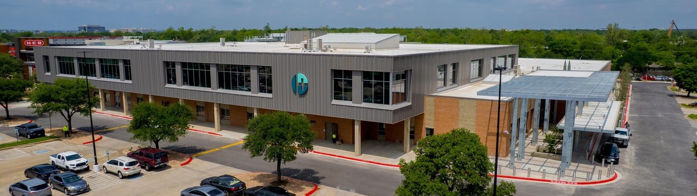 Hancock Center drone shot