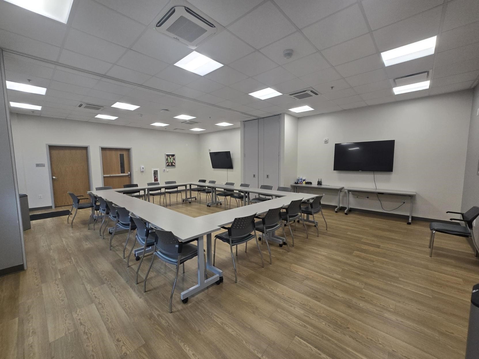 Community Room (when set up as a square)