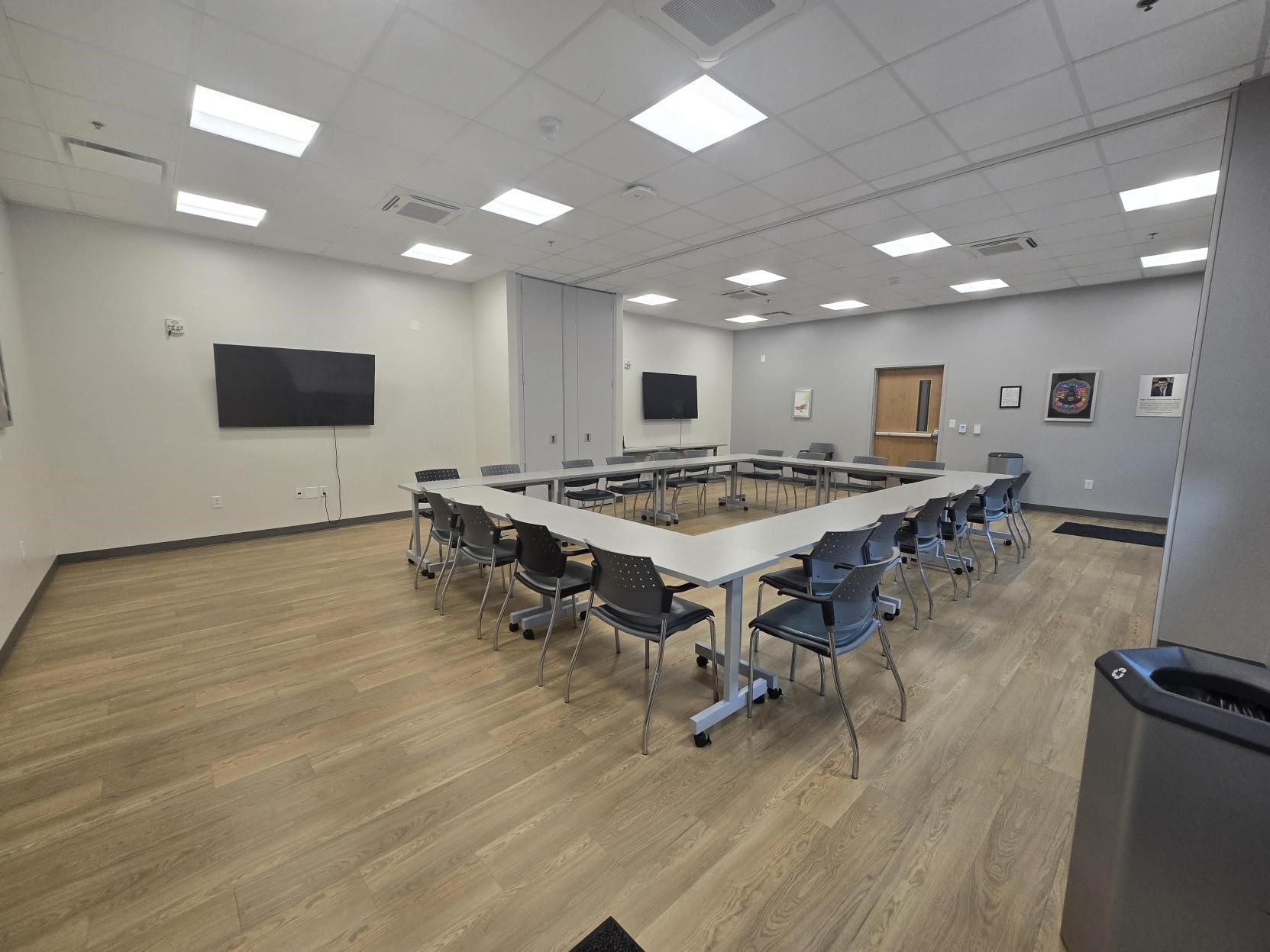 Community Room (when set up as a square)