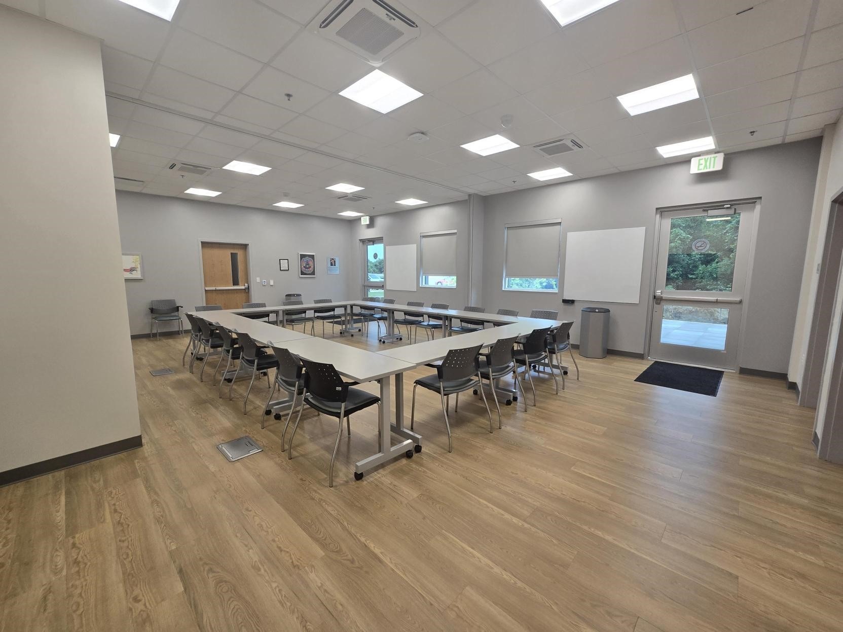 Community Room (when set up as a square)