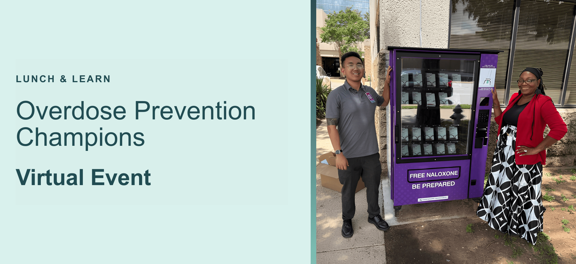 Lunch and Learn on the Central Health Overdose Prevention Program